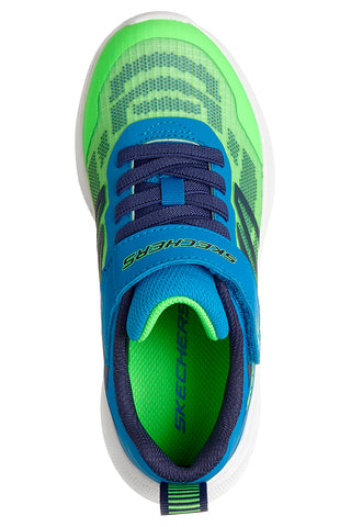 Zelene lahke superge z zapenjanjem na velcro Microspec Velocity Skechers