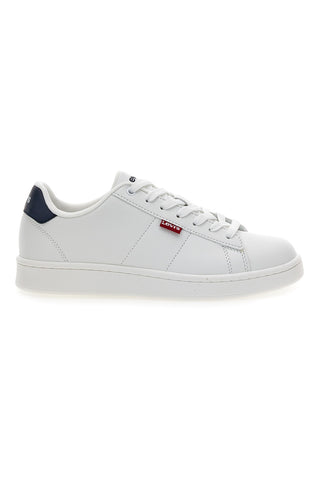 Levi's Bell JR bele športne copate z vezalkami