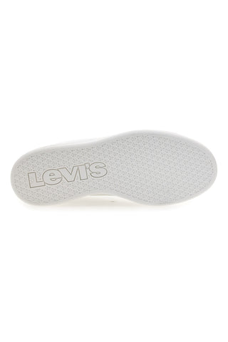 Levi's Bell JR bele športne copate z vezalkami