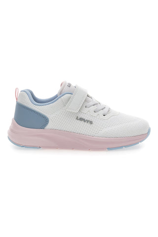 Bele in modre superge Levi's Hudson z zapenjanjem na velcro