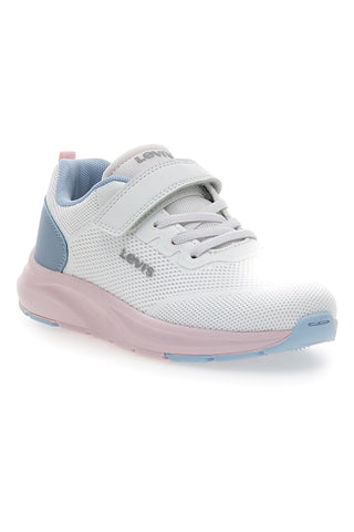 Bele in modre superge Levi's Hudson z zapenjanjem na velcro