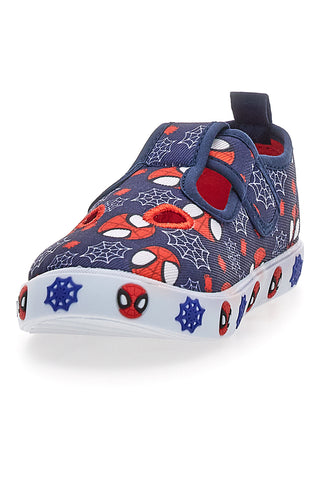 Otroški modri sandali z luknjami na sprednji strani Spiderman R1310673T