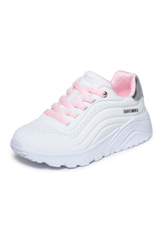 Sneakers bianche con platform Skechers Uno Lite Ombre Wave
