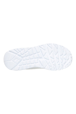 Sneakers bianche con platform Skechers Uno Lite Ombre Wave