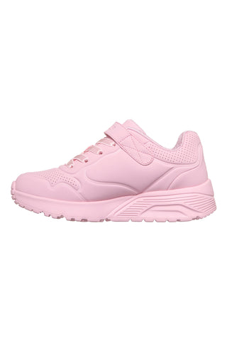 Sneakers rosa con strappo Skechers Uno Lite Star Icon