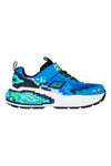 Sneakers blu con dettagli pixel e chiusura adattiva Skechers Mega-Craft 4K