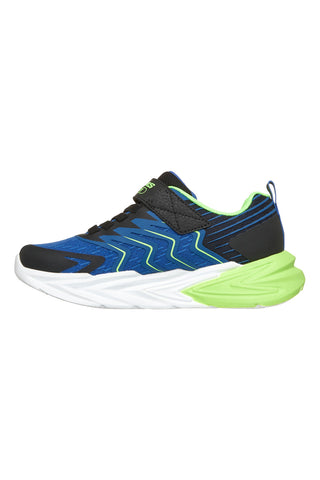 Modri in limetno zeleni športni copati z lučkami Skechers Flex-Glow Ultra Prism-Pacer