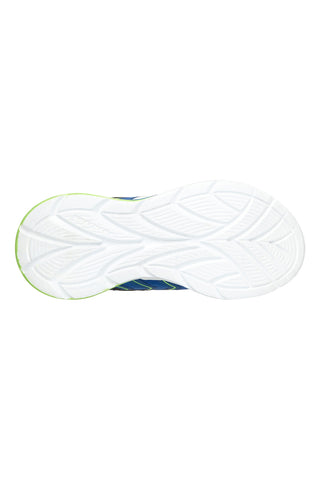 Modri in limetno zeleni športni copati z lučkami Skechers Flex-Glow Ultra Prism-Pacer
