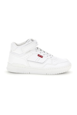 Visoki beli športni copati z logotipom na strani Levi's JOHN SE MID 28S