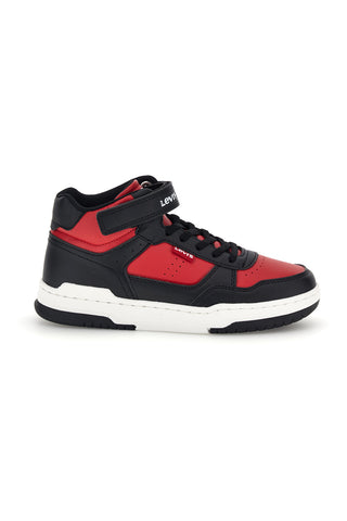 Črno-rdeče visoke superge Levi's JOHN SE MID 28S