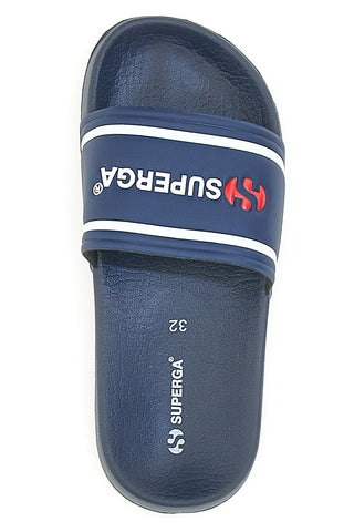 Gumijaste natikače Superga 24395 Modre