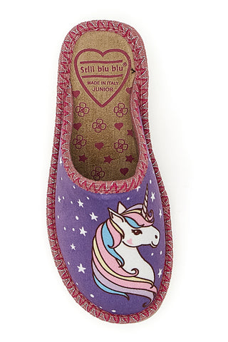 Pantofole Unicorno Still Blu 2830011