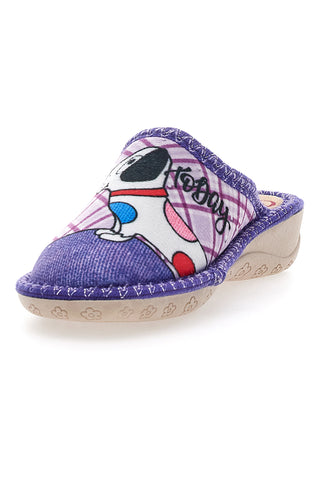 Pantofole Viola Still Blu 2830012