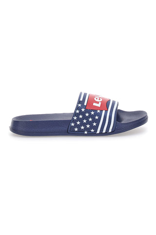 Modre copate z ameriško zastavo Levi's VPOL0063S