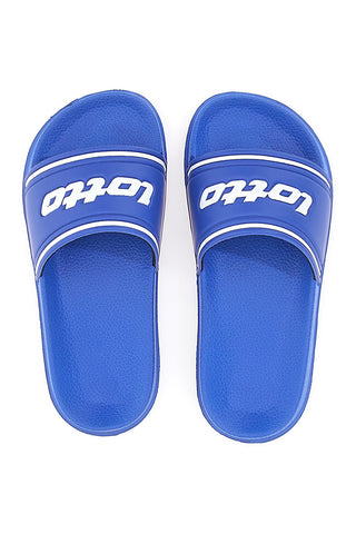 Modre gumijaste copate za otroke Lotto Midway IV SLIDE CL