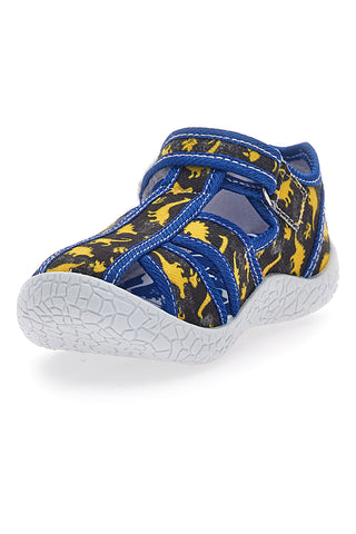 Modre polodprte sandale Pitt Kids 2492