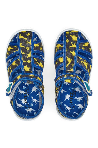 Modre polodprte sandale Pitt Kids 2492