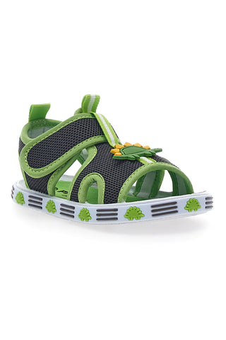 Sandalji Primi Passi sivi in zeleni Pitt Kids 2635