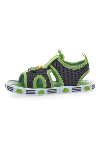 Sandalji Primi Passi sivi in zeleni Pitt Kids 2635