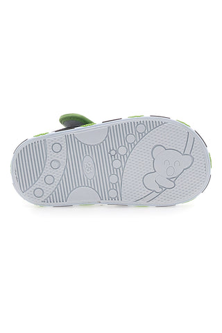 Sandalji Primi Passi sivi in zeleni Pitt Kids 2635