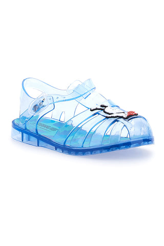 Modre prosojne plažne sandale Snoopy 3116596