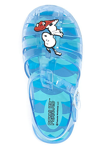 Modre prosojne plažne sandale Snoopy 3116596