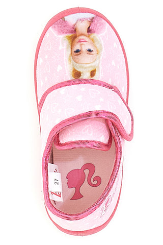 Roza copate za prve korake z velcro zaponko BARBIE 18BG4S09LA