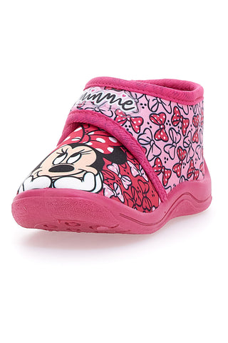 Roza čevlji za prve korake z Disney Minnie potiskom D3010662T