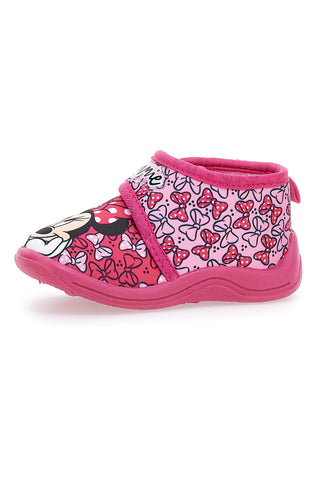 Roza čevlji za prve korake z Disney Minnie potiskom D3010662T