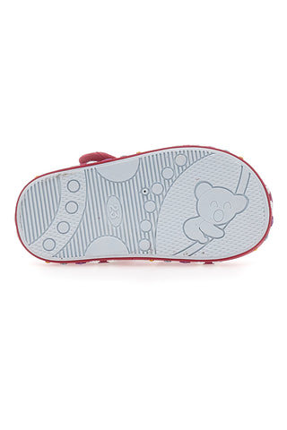Sandali Primi Passi beli in roza z odprtim prstom PITT KIDS PK2406A
