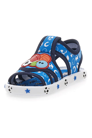 Sandali Primi Passi Azzurri z žogami Pitt Kids PK2758A