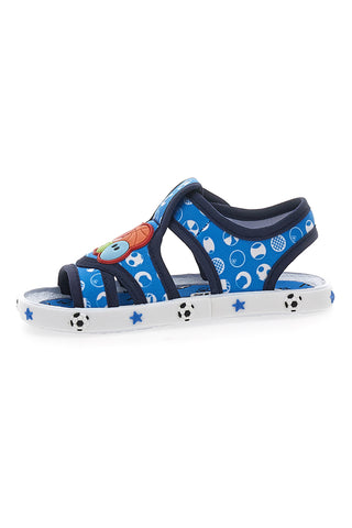 Sandali Primi Passi Azzurri z žogami Pitt Kids PK2758A