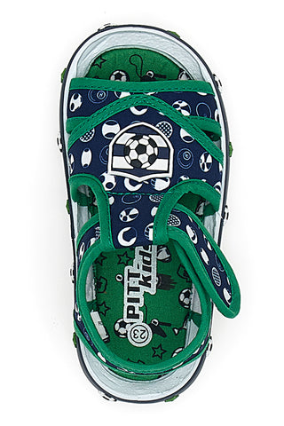 Sandali Primi Passi Navy in Verdi Pitt Kids PK2758B