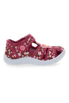 Mehke rdeče sandale z metulji in velcro trakom PITT KIDS PK2876A