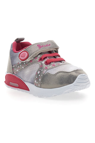 Superge za prve korake srebrne Pitt Kids PK2186A