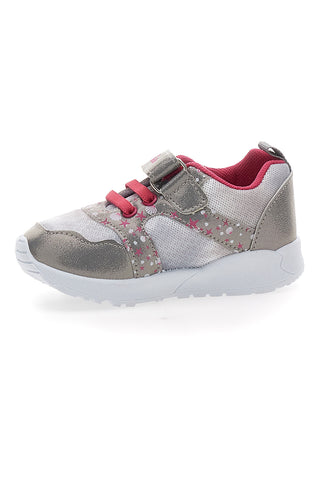 Superge za prve korake srebrne Pitt Kids PK2186A
