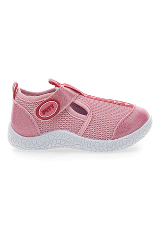 Čevlji Primi Passi Rosa z belimi srčki PITT KIDS PK1100A