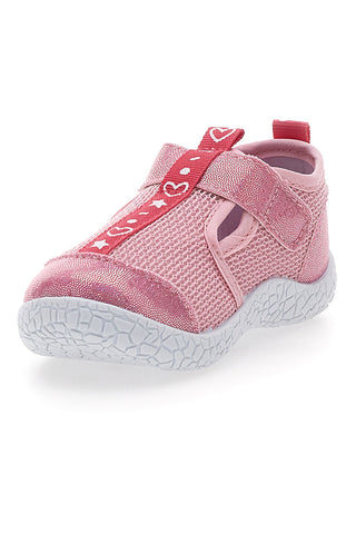 Čevlji Primi Passi Rosa z belimi srčki PITT KIDS PK1100A