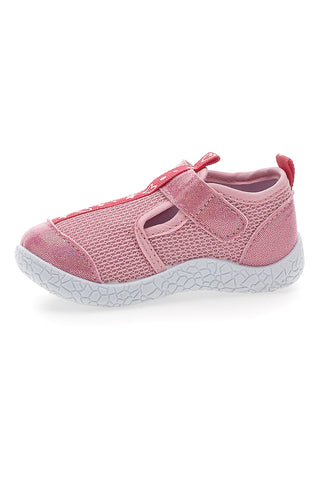 Čevlji Primi Passi Rosa z belimi srčki PITT KIDS PK1100A