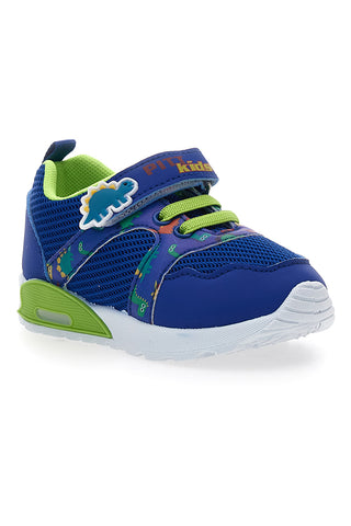 Čevlji Primi Passi modri in zeleni z velcro trakom PITT KIDS PK2380B