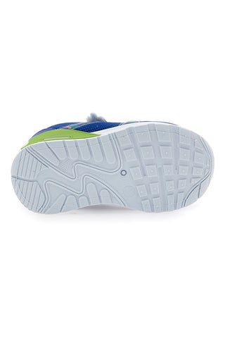 Čevlji Primi Passi modri in zeleni z velcro trakom PITT KIDS PK2380B