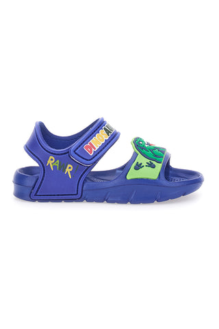 Modri sandali z velcro zaponko Dinosaur S8020049S