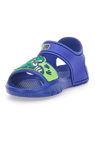 Modri sandali z velcro zaponko Dinosaur S8020049S