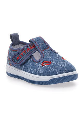Modri čevlji z zvezdicami in trakom PITT KIDS 2242924
