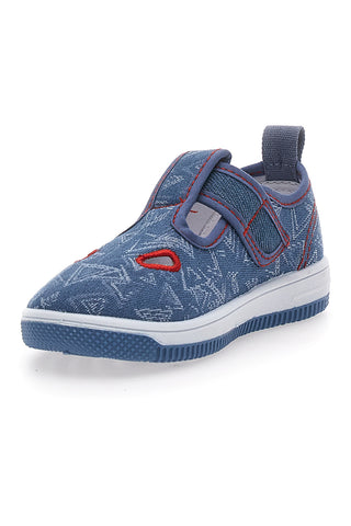 Modri čevlji z zvezdicami in trakom PITT KIDS 2242924