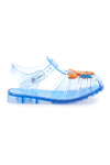 Prosojne modre sandale za morje z rakovico Pitt Kids 3142667