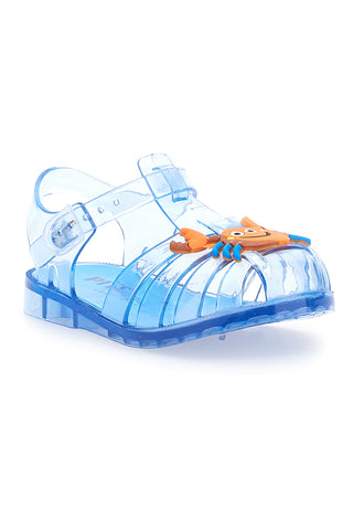 Prosojne modre sandale za morje z rakovico Pitt Kids 3142667