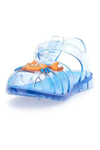 Prosojne modre sandale za morje z rakovico Pitt Kids 3142667
