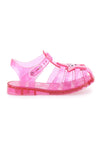 Roza bleščeče jelly sandale s trakom PITT KIDS 3142664