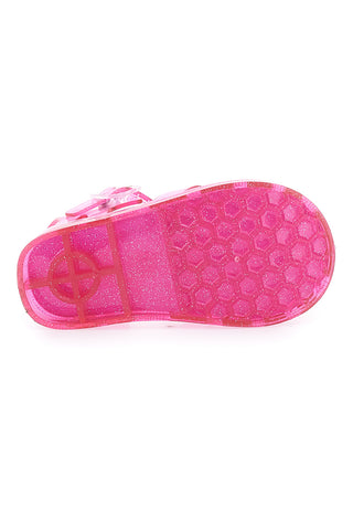 Roza bleščeče jelly sandale s trakom PITT KIDS 3142664